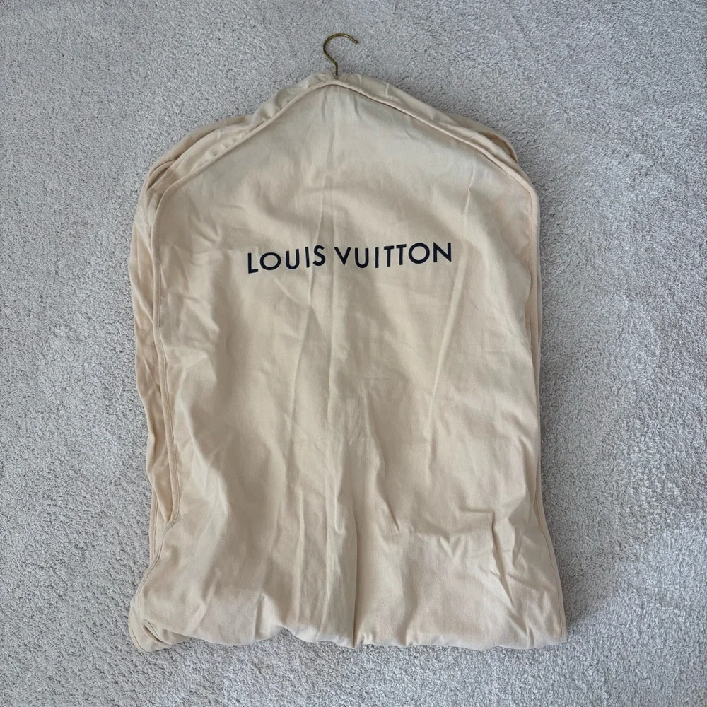Louis Vuitton Beige Garment Bag & Logo Hanger
